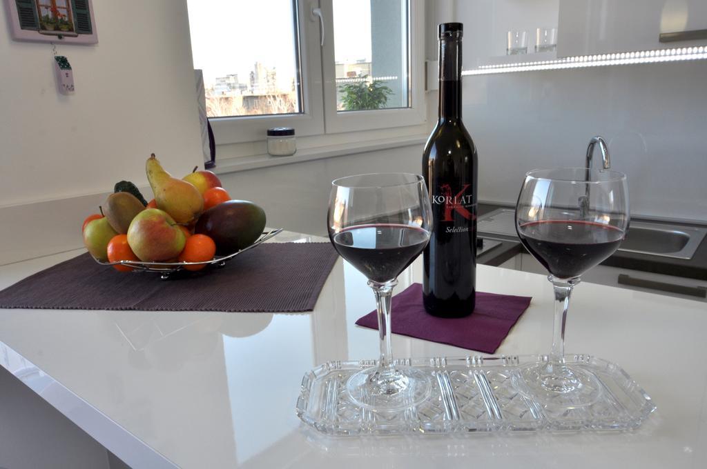 Bellevue Apartment Zagreb Oda fotoğraf