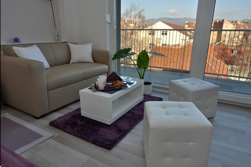 Bellevue Apartment Zagreb Oda fotoğraf